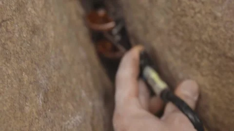 Rock climbing Stock Footage 139031662