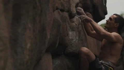 Rock climbing Stock Footage 139031739