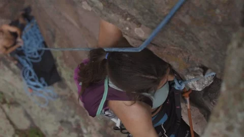 Rock climbing Stock Footage 139031779