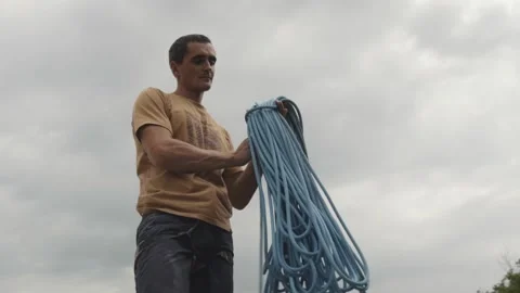 Rock climbing Stock Footage 139031809