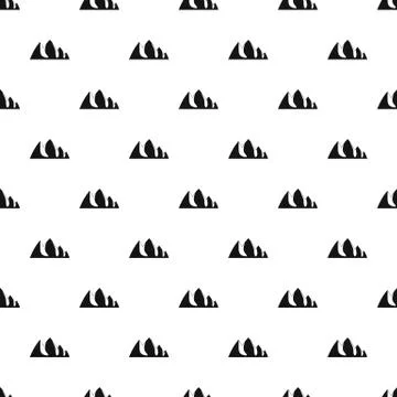 Rock climbing pattern seamless Stock Illustration