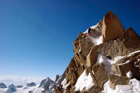 Rock climbing Stock Photos
