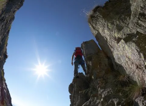 Rock-climbing Stock Photos