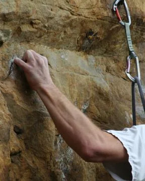 Rock climbing Stock-Fotos