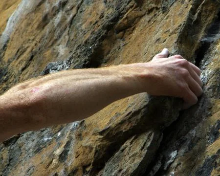 Rock climbing Stock Photos
