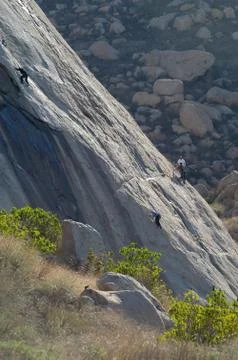 Rock Climbing Stock Photos
