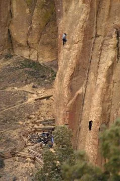 Rock Climbing Stock Photos