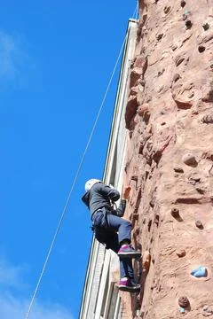 Rock Climbing Stock Photos
