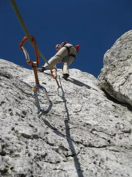 Rock climbing Stock Photos