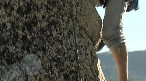 Rock Climbing sport Video stock 1098192