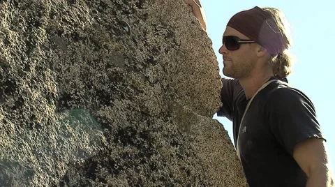 Rock Climbing sport Video stock 1098194