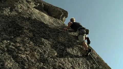 Rock Climbing sport Video stock 1098250