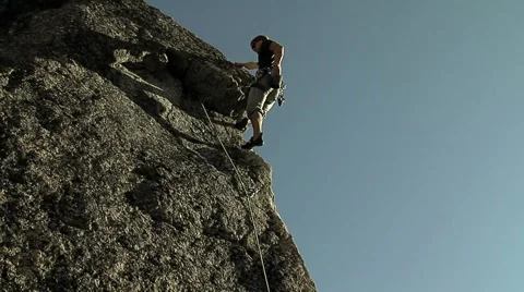 Rock Climbing sport Video stock 1098268