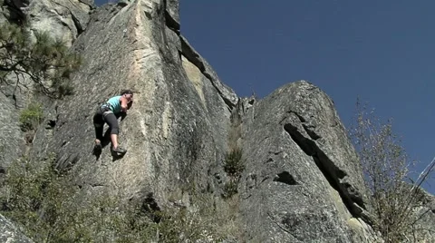 Rock Climbing sport Video stock 1098311