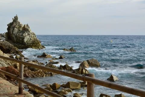 Rock coast Stock Photos