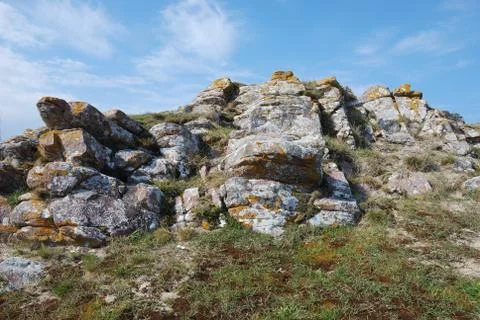 Rock coast Stock Photos
