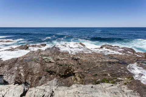 Rock on the coast. Stock Photos