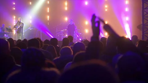 Rock concert (4) Video stock 48630198