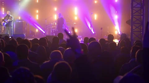 Rock concert (5) 库存影片 48630190