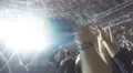 Rock concert atmosphere. Hands of many people applauding in air. Show on stage HD Footage