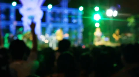 Rock concert Stock Footage 42857628