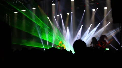 Rock concert Stock Footage 52241653