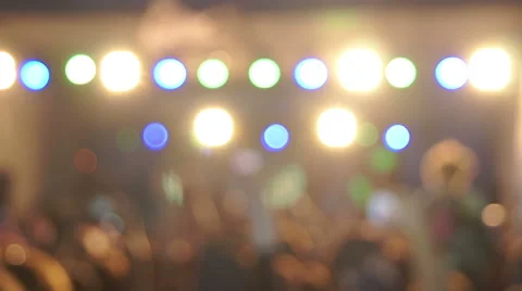 Rock concert scene 库存影片 40433040