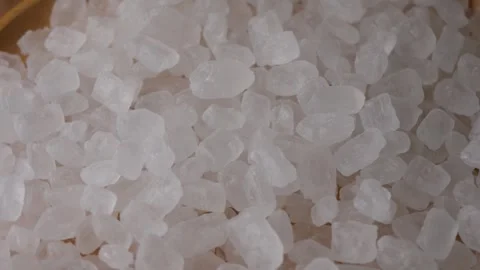 Rock Crystalline sugar candy. Stock Footage 312801407