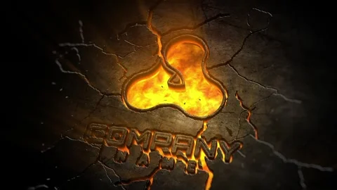 Rock Destruction Logo Стоковые After Effects