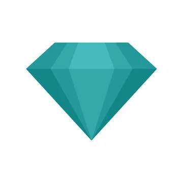 Rock diamond icon flat isolated vector イラスト素材
