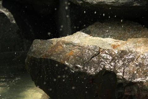 Rock dripping Stock Photos