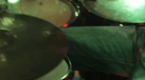 Rock drum solo 01 Stock Footage 32207150