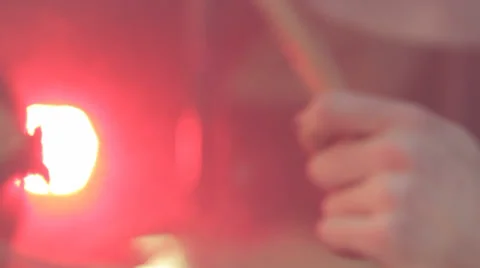 Rock drum solo 04 Stock Footage 32215517