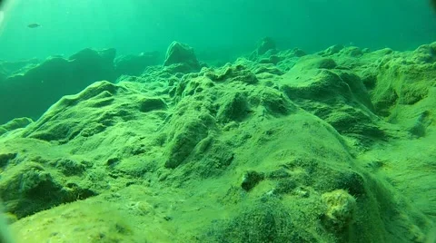 Rock dunes underwater Stock Footage 47901278