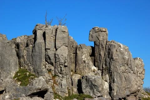 Rock edge Stock Photos