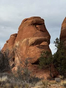 Rock face Foto stock