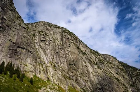Rock faces of the Swiss mountains Foto stock