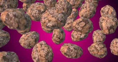 Rock falling slow motion Stock Footage 105189727