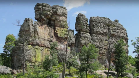 Rock Fomation WS Stock Footage 30693019