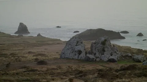 Rock Formation at the Coast 스톡 동영상 85449896