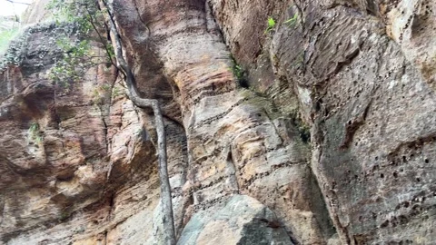 Rock formation, Reechgarh 스톡 동영상 332629459