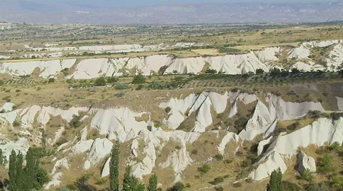 Rock Formations in Cappadocia, Turkey Stock Footage 52428149