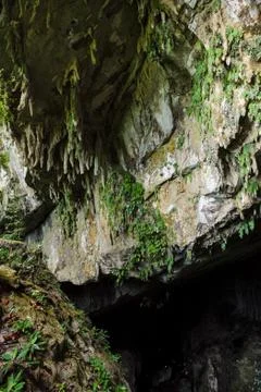 Rock formations in cave Stock Photos