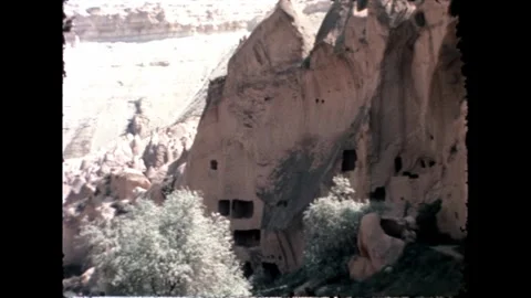 Rock Formations with Caves Stock Footage 278100993