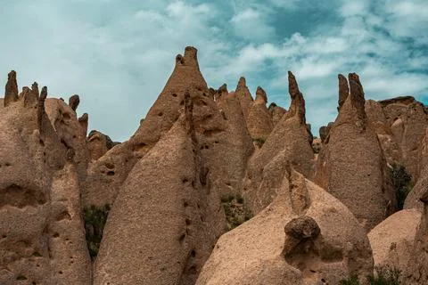 Rock formations in the form of bizarre forms created by nature in the Devrent Stock Photos