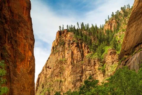 Rock formations in the mountains Stock Photos