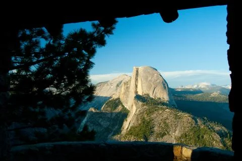 Rock formations in a valley Stock Photos