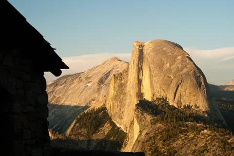 Rock formations in a valley Foto stock