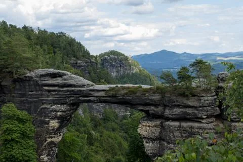 Rock gate Stock Photos