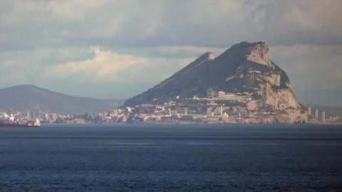 Rock of Gibraltar 1 Stock Footage 310339772